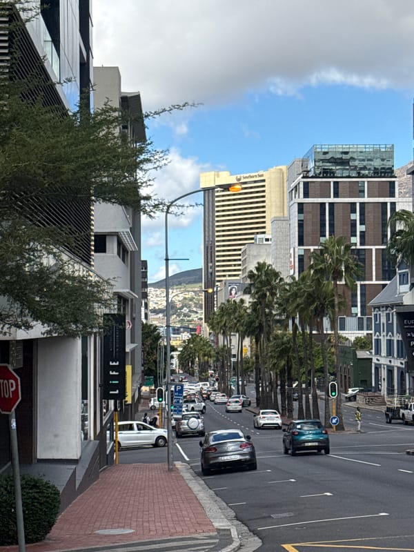 Afternoon scenes captured around Cape Town cafes and streets