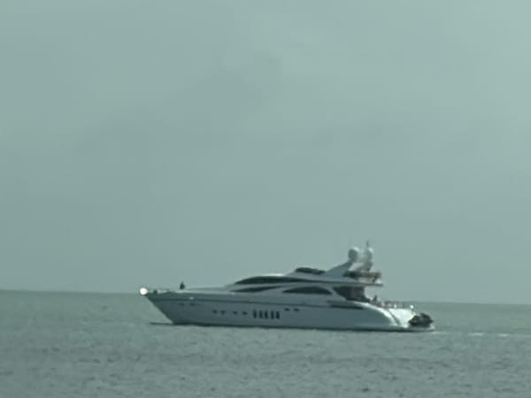Miami yacht and taco stand captured by witnesses