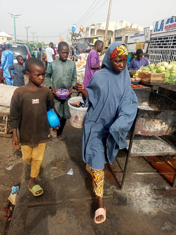 Morning street life documented in Tempure, Nigeria