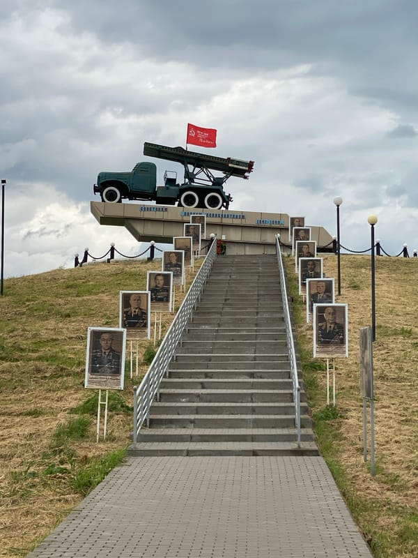 Soviet missile launcher memorial observed in Bryukhovetskaya, Russia