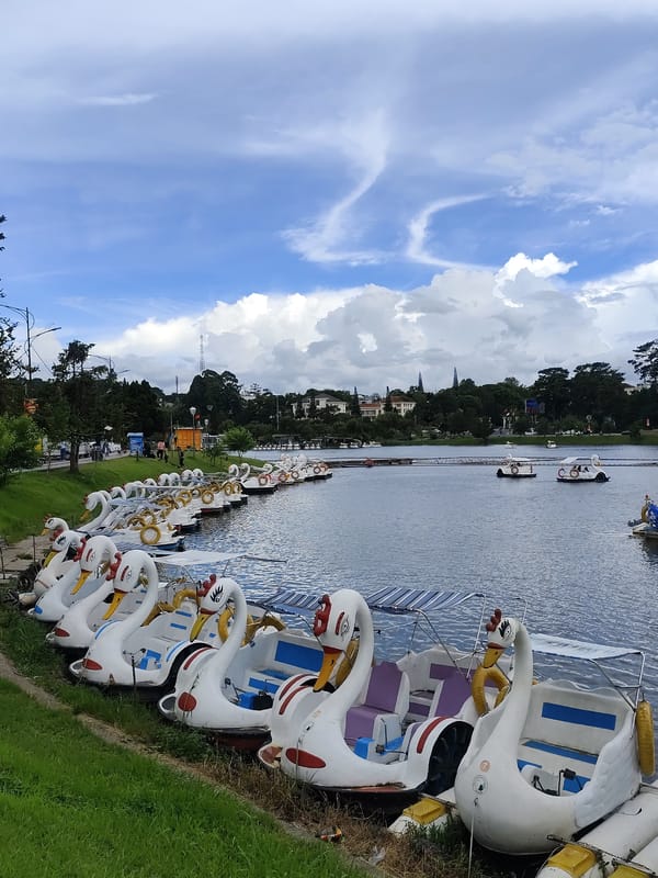 Morning loop around Xuan Huong Lake, Da Lat