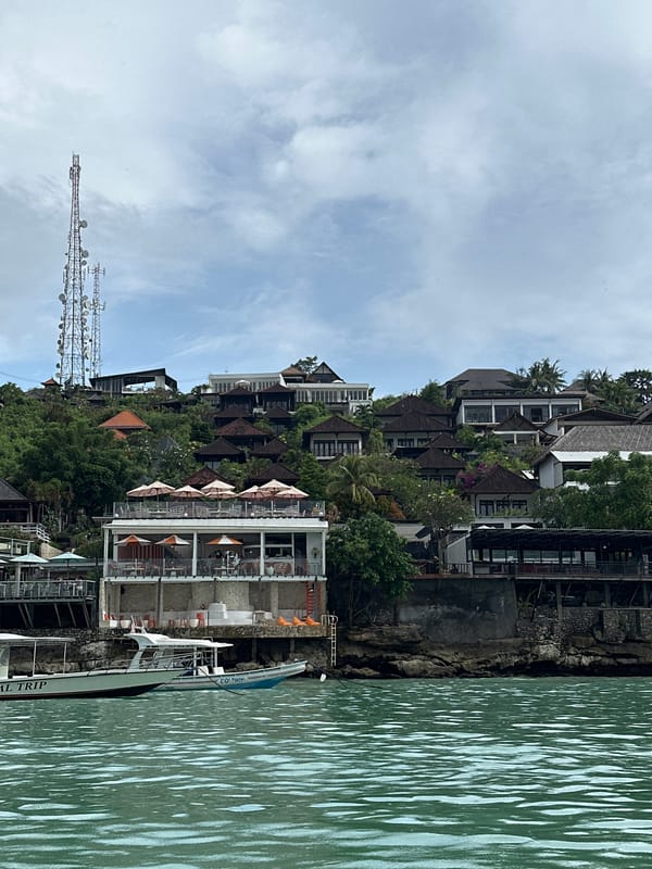Coastal hillside settlement documented in Nusa Penida, Indonesia