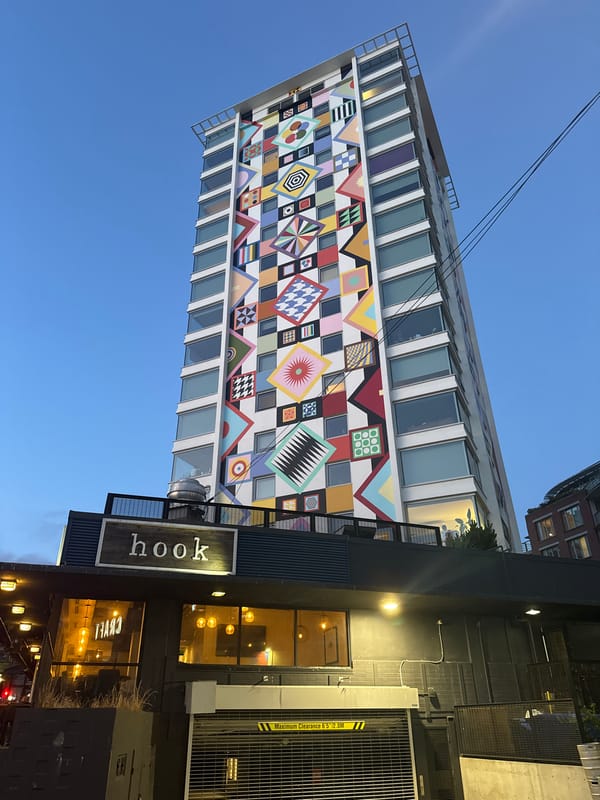Evening street-level tour of Vancouver's Yaletown architecture and public art