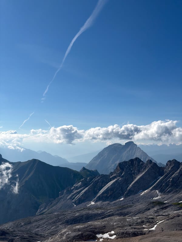 Summer morning scenes across the Garmisch-Partenkirchen Alpine terrain