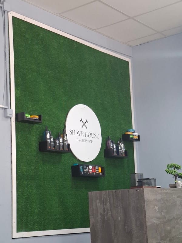 Interior shots capture barbershop business space in Galabovo