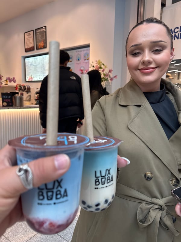 Daily life documented across Luxembourg bubble tea shops and cafés