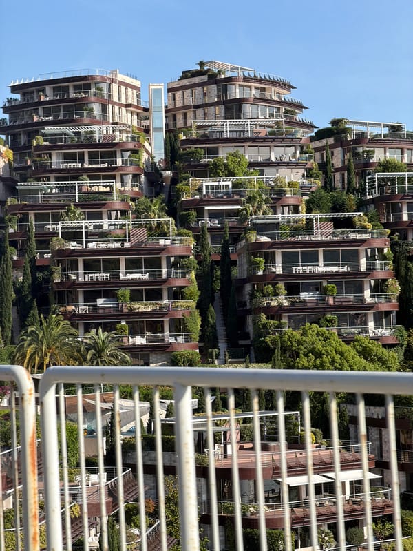 Modern green apartment complex spotted in Budva, Montenegro