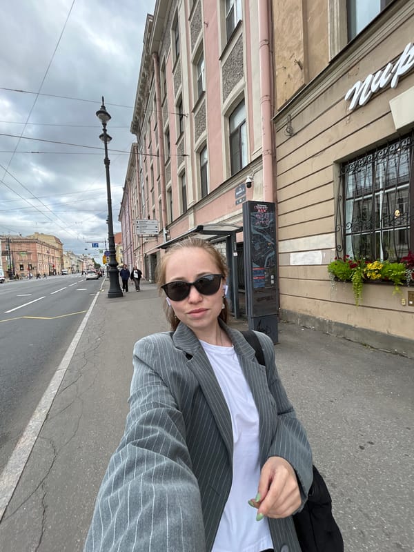 Everyday Saint Petersburg: trams, street work, and a domed church