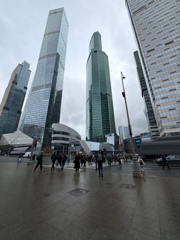 Morning scenes captured in Khimki after rainfall