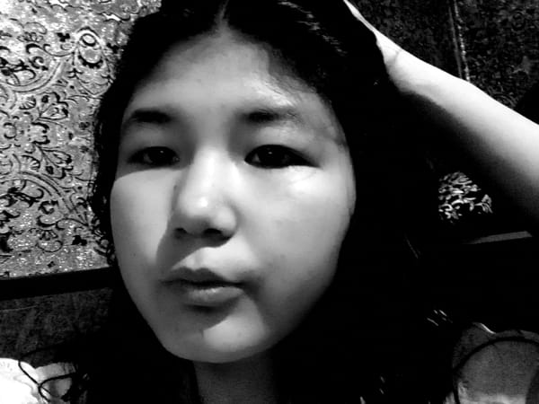 Black and white selfie series in Uchkun, Kyrgyzstan