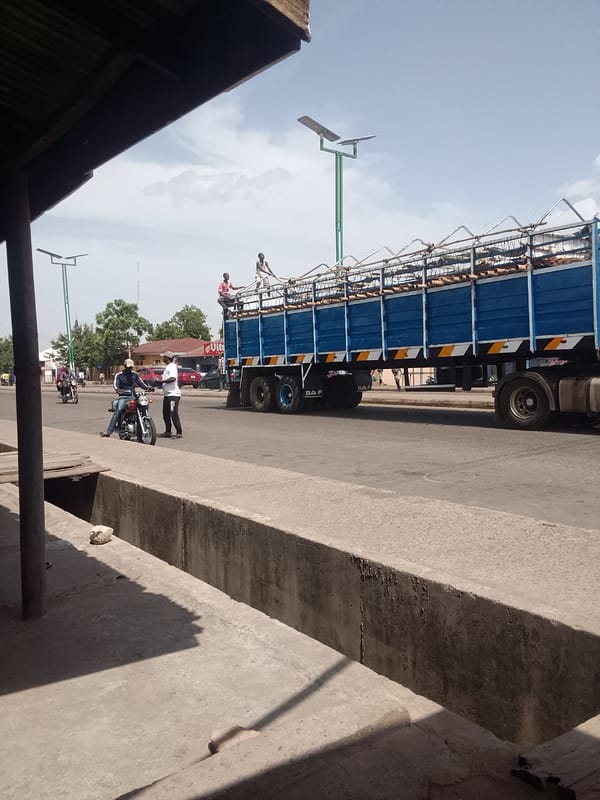 Daily Life Unfolds on Streets of Pantame, Nigeria