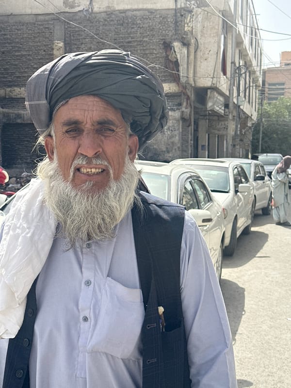 Morning street life documented in Quetta City, Pakistan