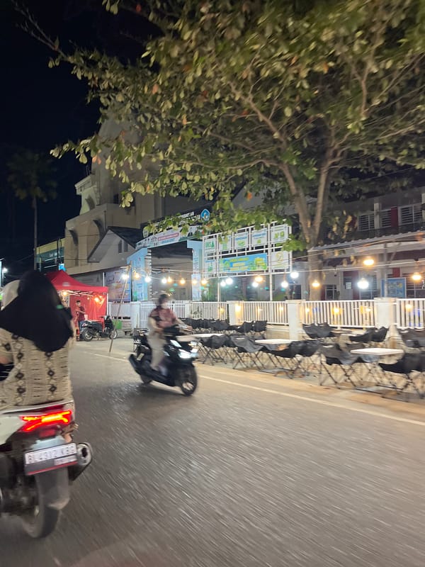 Daily life documented across Lhokseumawe, Indonesia street scenes