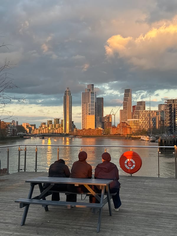 Thames sunset captured by witnesses in London