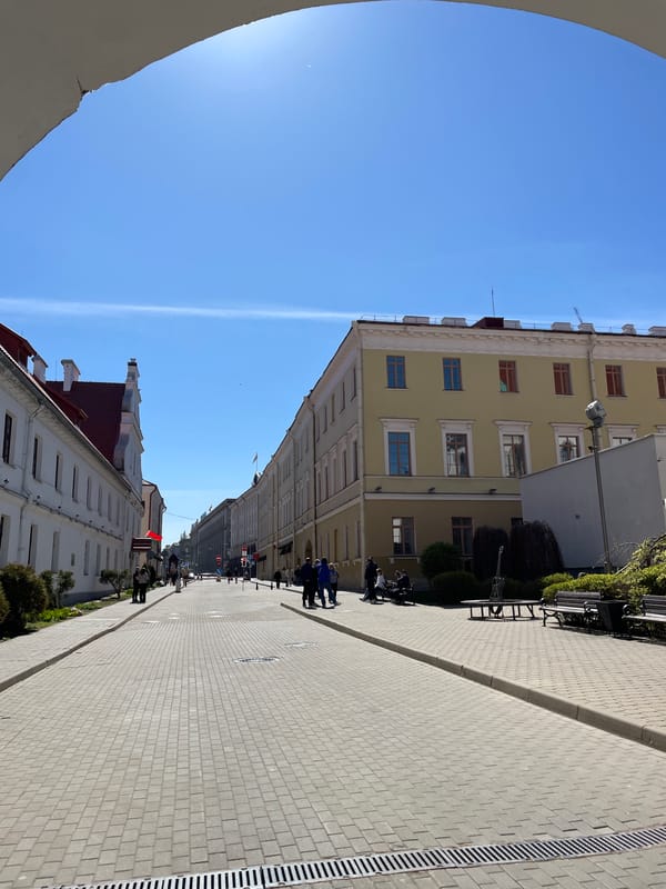 Morning walk through central Minsk captures churches and streets