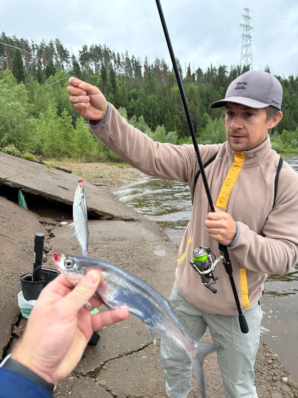 Early morning fishing activity observed in Noviy, Russia