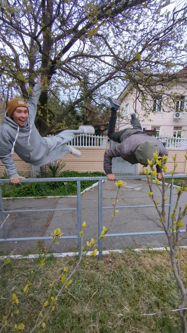 Spring afternoon moments captured in Gelendzhik residential area