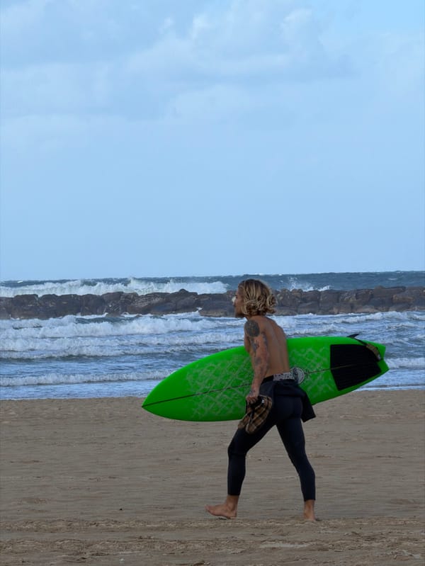 Morning fitness activities spotted along Tel Aviv coastline