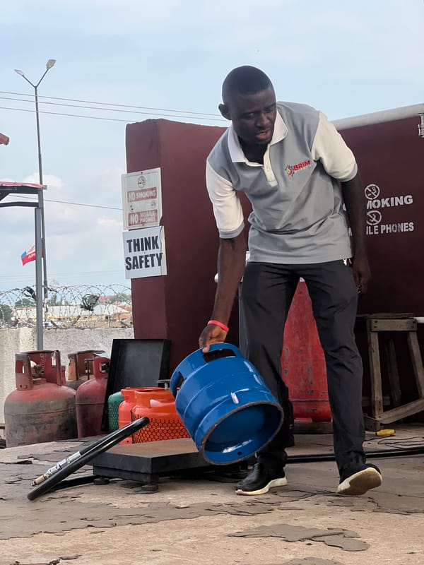 Routine gas station activities documented in Jalingo, Nigeria