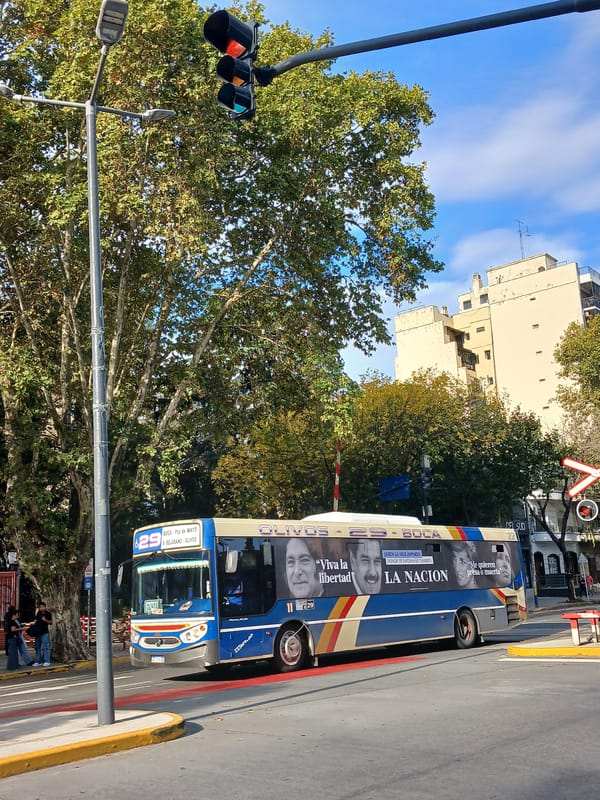 Evening street documentation captures everyday Buenos Aires urban scenes
