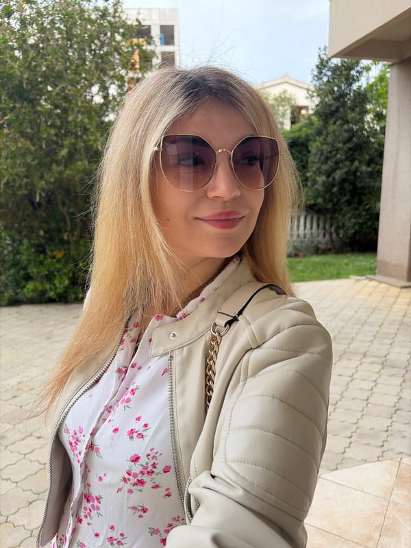 Woman's morning routine captured in two Budva locations