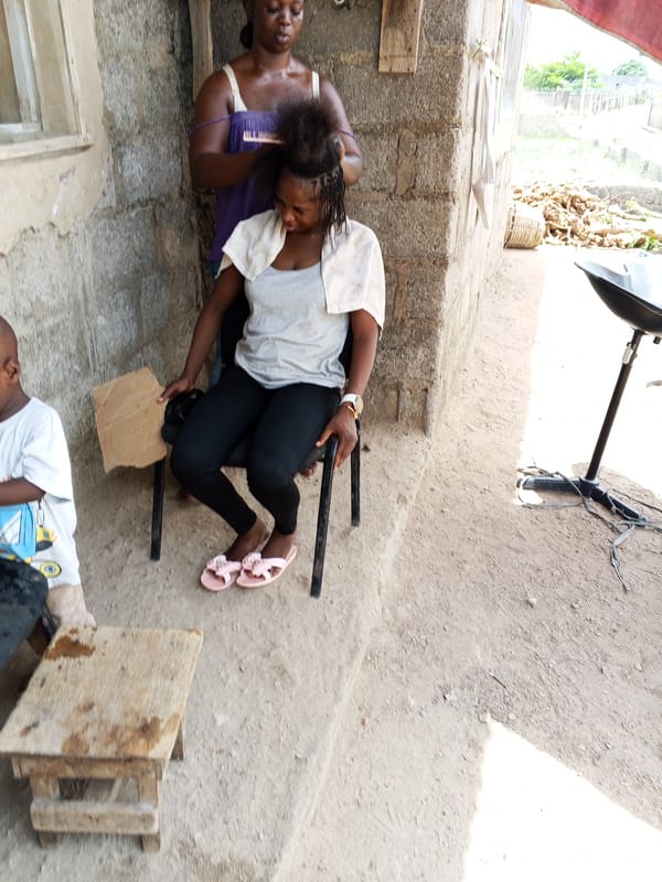 Daily life moments captured in Adonkolo, Nigeria