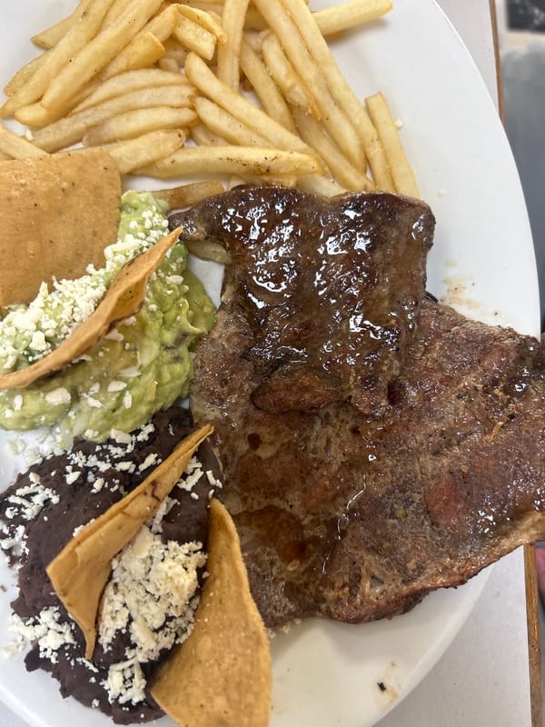 Sports gear and Mexican meal documented in Puebla