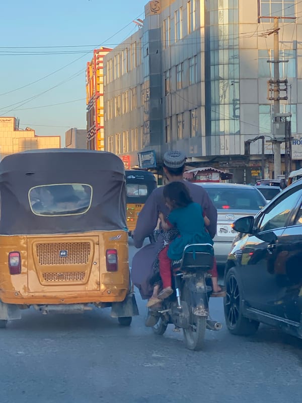 Everyday street life and transit in Kandahar, Afghanistan