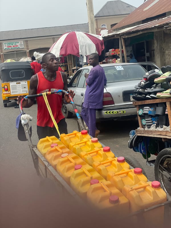 Daily street activity observed in Lokoja, Nigeria