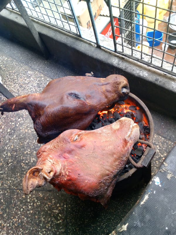 Food preparation and storage activities observed in Nairobi market