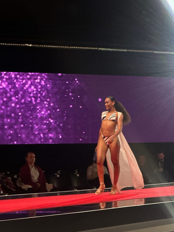Miss Supranational swimsuit runway in Nowy Sącz, Poland