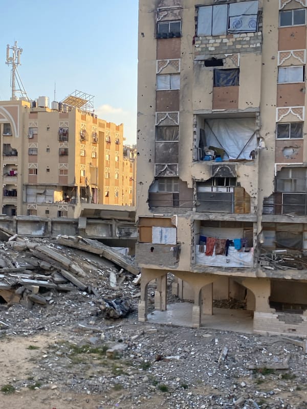 Witnesses document widespread building damage in Khan Yunis