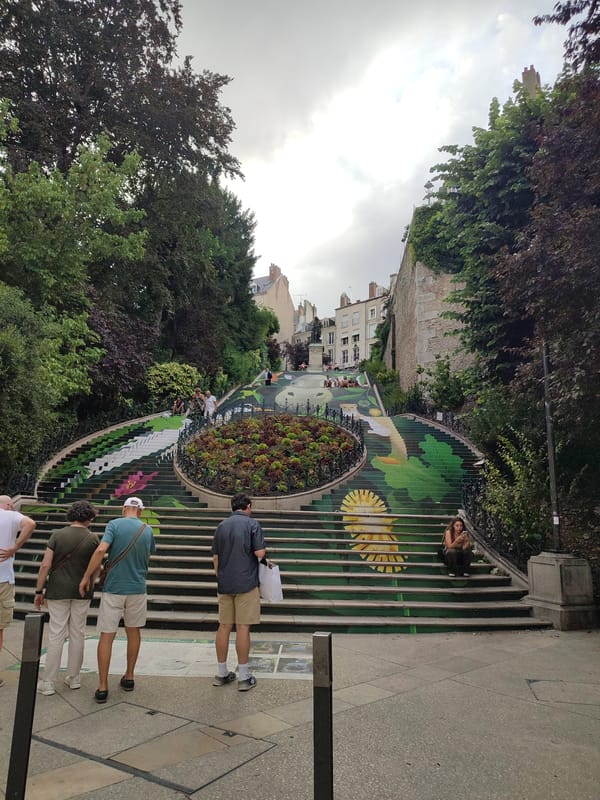 Blois street murals: botanical staircases and fairy-tale walls