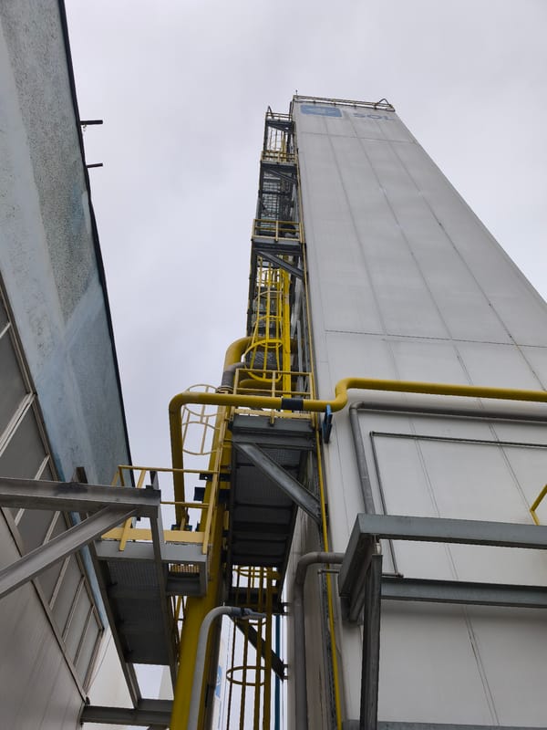 Industrial facility extensively documented in 90-minute witness survey