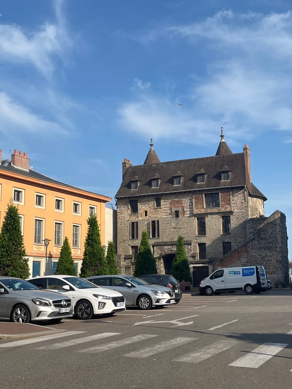 Morning walkthrough of Dieppe's historic streets and architecture