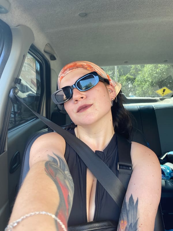 Passenger selfie in a car, Chaikovsky, Russia