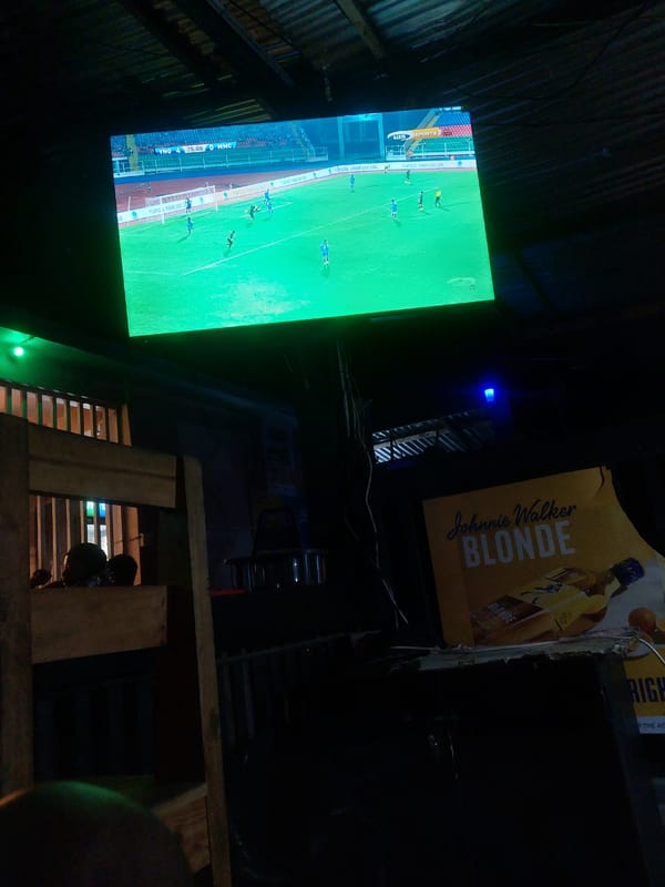 Evening scenes from Dar es Salaam bars and street life
