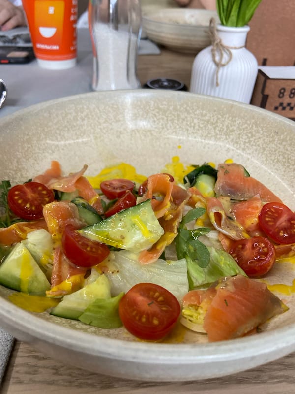 Japanese restaurant meal documented in Tuymazy, Russia