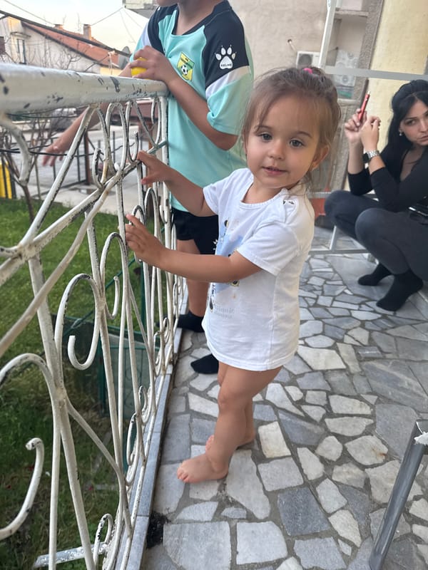 Family gathering documented in residential Svilengrad, Bulgaria