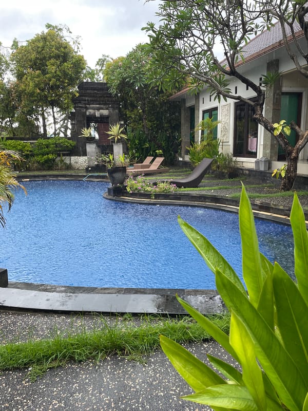 Rainy morning moments captured at Kuta Selatan resort