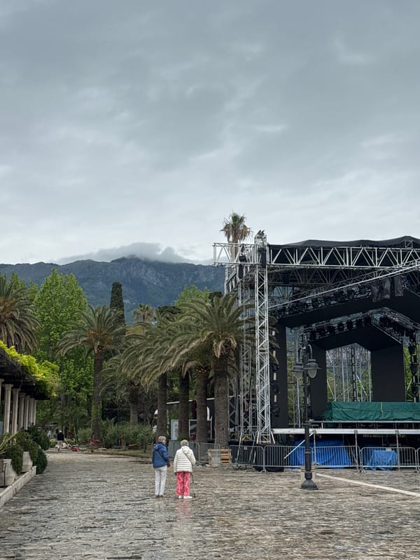 Morning life captured across Budva's streets, beaches, and coastline