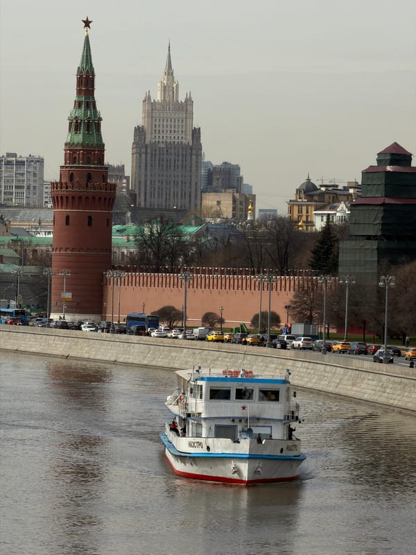 Morning scenes captured around Moscow's Kremlin and Red Square