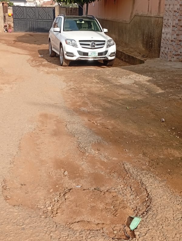 Morning street life in Rafin Par, Nigeria