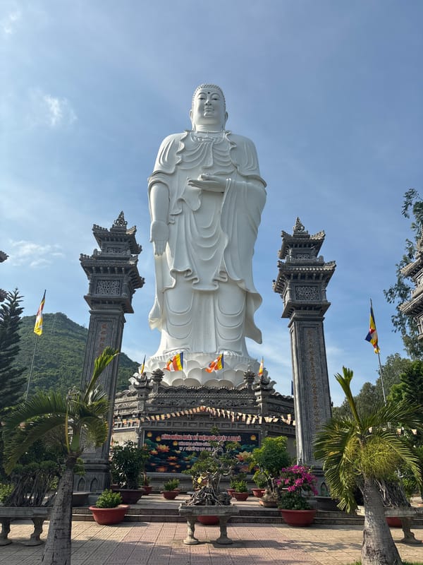 Buddhist cemetery and temple complex in Nha Trang, Vietnam
