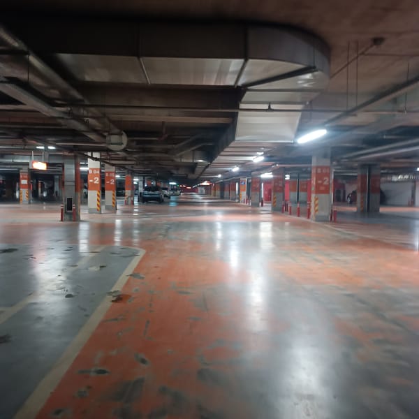 Underground soccer game observed in Sofia parking garage