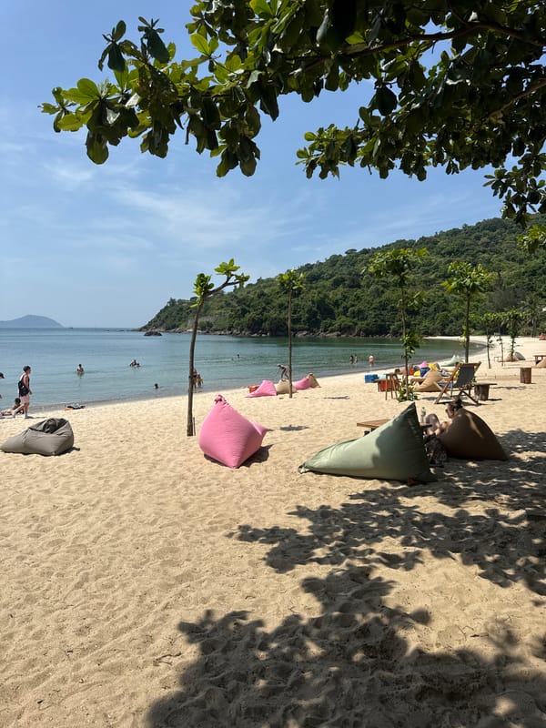 Morning leisure scenes captured across beaches, pools, and cafés