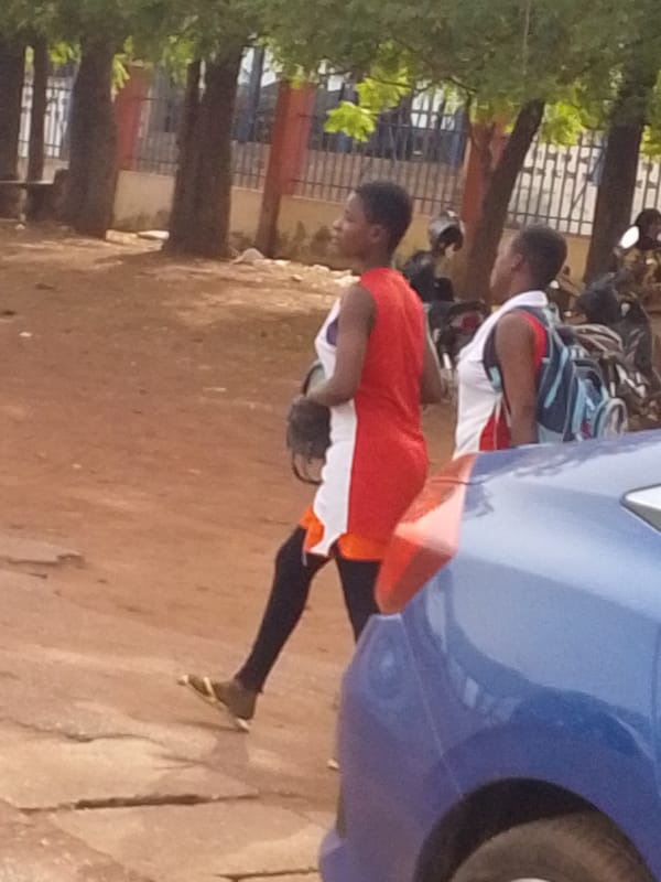 Street scenes with people and furniture captured in Tamale