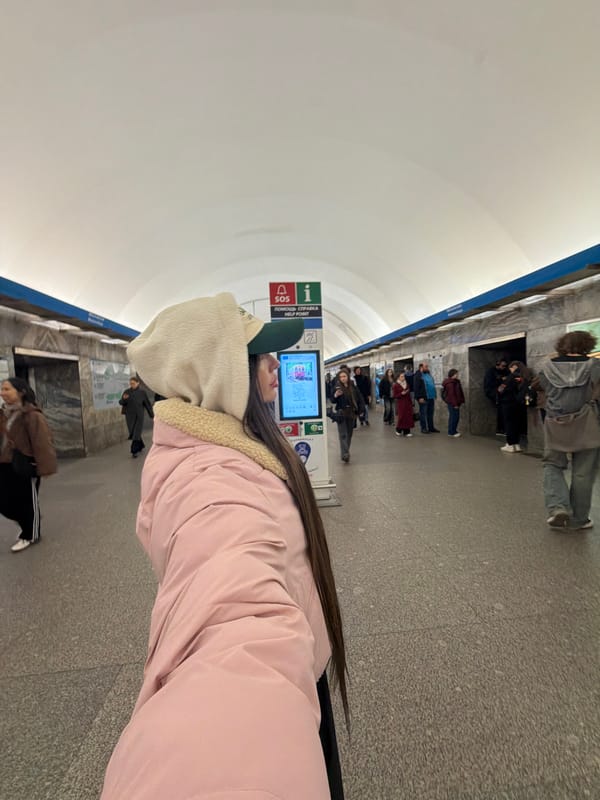 Saturday morning scenes captured across Saint Petersburg metro stations