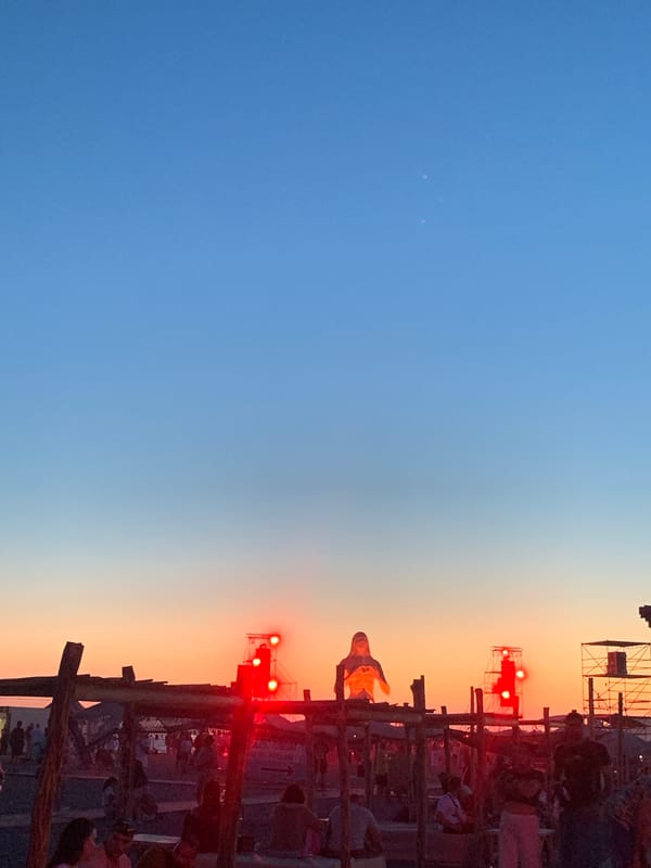 Beach festival at sunset, Donji Štoj, Montenegro
