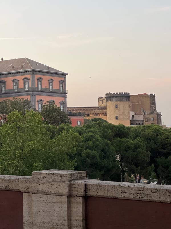 Evening scenes captured around Naples landmarks and recreational areas